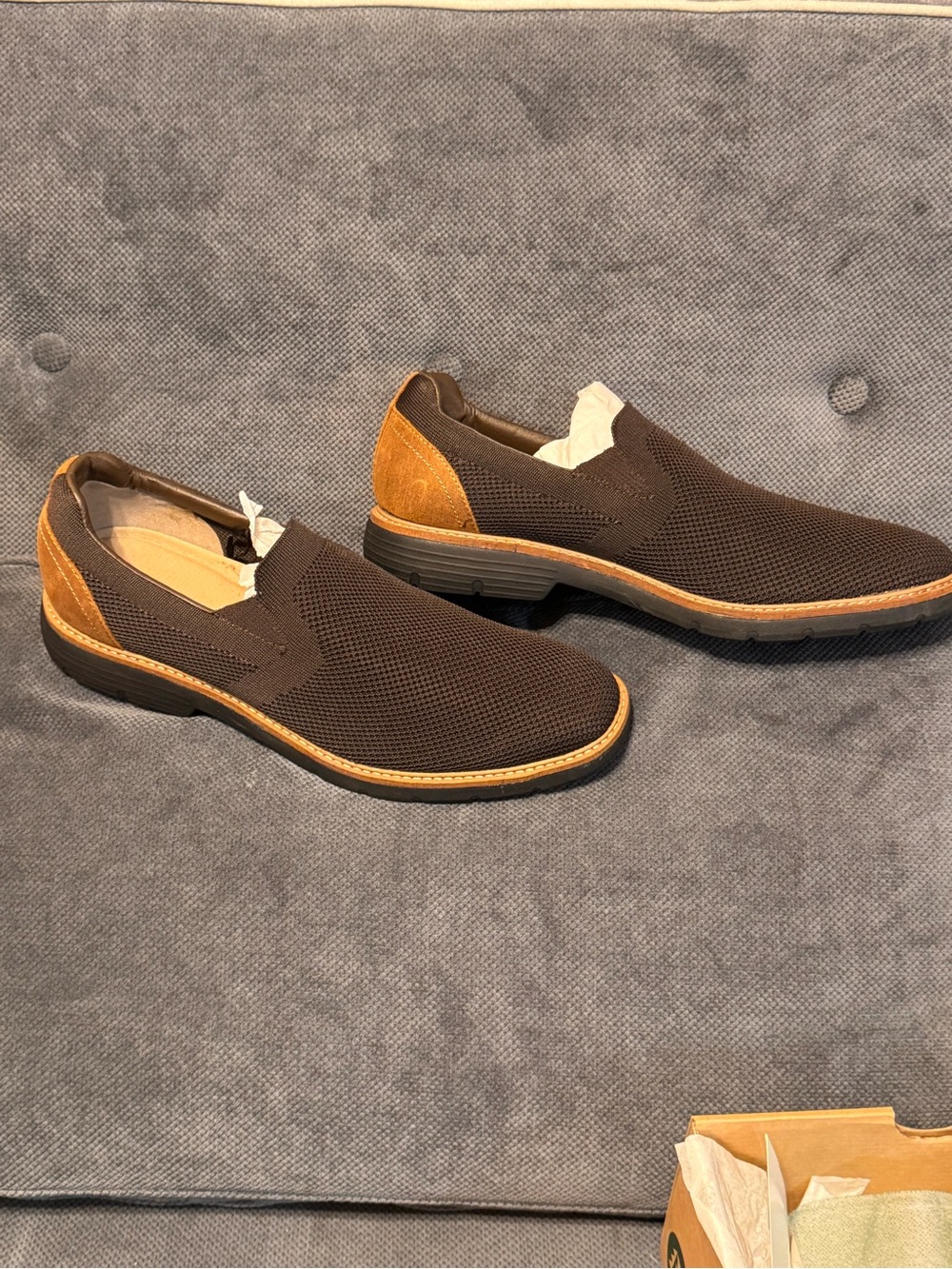 Mark Jason Dunham Colchester Slip-On Shoes Men’s Size 11 Brown – New in Box